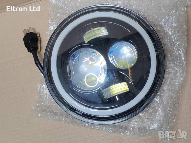 7-инчови RGB LED фарове за Jeep Wrangler JK LJ Lada Niva Golf 2 Cherokee, употребявани, 3 бр с дефек, снимка 2 - Аксесоари и консумативи - 54401915