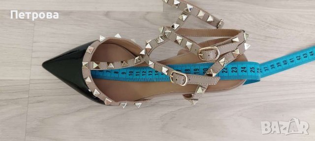 Сандали на ток Valentino Rockstud оригинал, снимка 8 - Сандали - 42900221