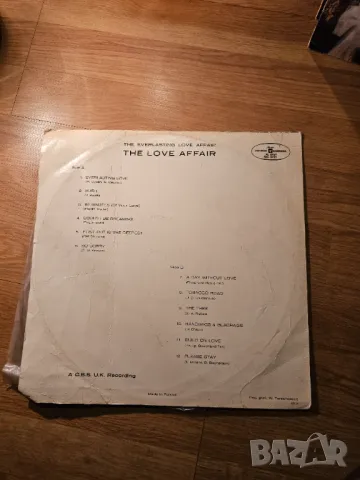 Рядка Грамофонна плоча the love affair_ издание 70 те, снимка 2 - Грамофонни плочи - 49515520