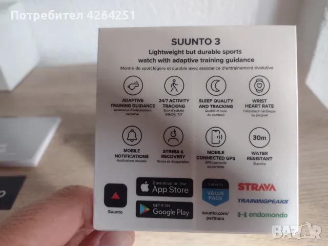 Sunnto 3 часовник, снимка 11 - Смарт гривни - 50420389