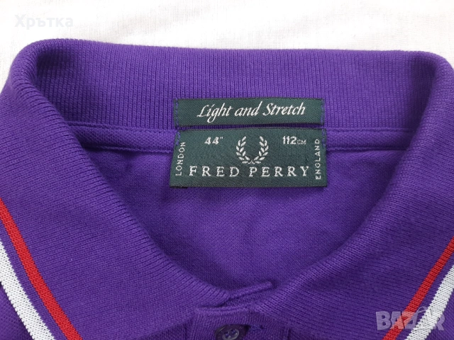 Fred Perry - Оригинална мъжка тениска с яка размер М, снимка 8 - Тениски - 54167446