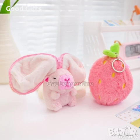 Трансформираща се Плюшена играчка Капибара Плодче, 25см, снимка 4 - Плюшени играчки - 50968010