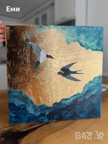 Картина на платно 40х40, снимка 2 - Картини - 51328232