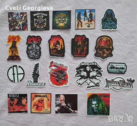 Персонализирани стикери - метъл и рок , снимка 10 - Други ценни предмети - 50199078