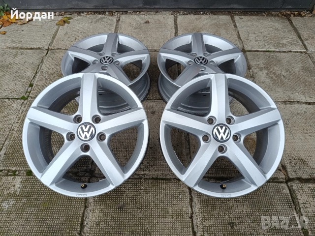 ОРИГИНАЛНИ джанти 16 ' цола 5х112 57,1 VW GOLF TOURAN / ФОЛКСВАГЕН, снимка 3 - Гуми и джанти - 52380194