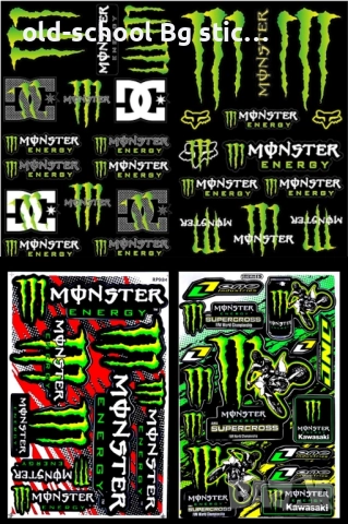 Стикери {MONSTER} Облепване , снимка 9 - Аксесоари и консумативи - 46864363