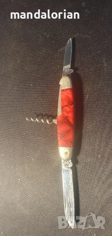 Немски сгъваем нож WM ROSTFREI, винтидж ГДР, 70-те , рядък колекционерски нож, снимка 4 - Колекции - 52847530