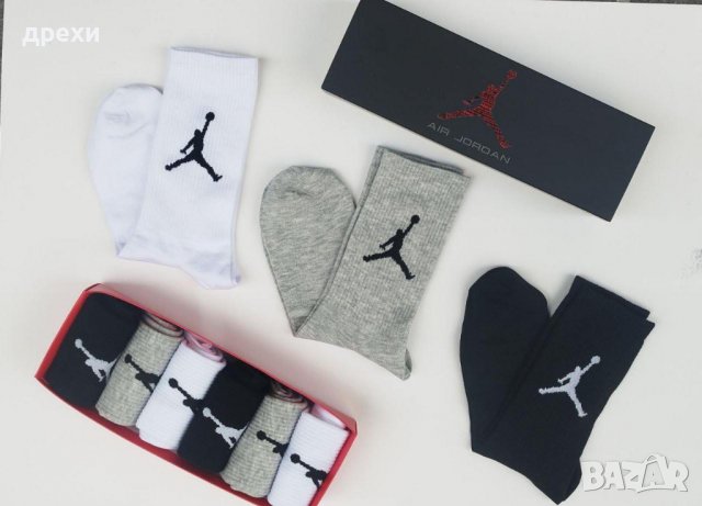 GUCCI LOUIS VUITTON  Calvin Κlein  Nike Lacoste 6 чифта чорапи в кутия, снимка 11 - Дамски чорапи - 39786745