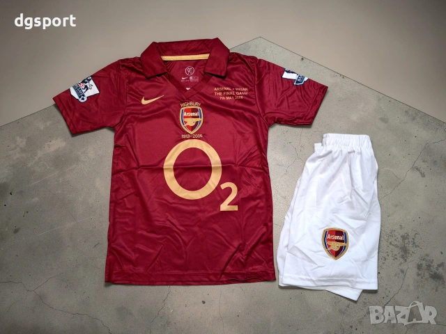 Детски екип на Тиери Анри #Арсенал #ретро модел!!!, снимка 2 - Футбол - 54007060