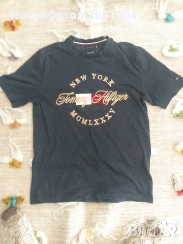 Оригинална Мъжка тениска на Tommy Hilfiger, снимка 2 - Тениски - 30886959