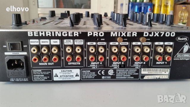 Музикален миксер Behringer DJX-700, снимка 5 - Ресийвъри, усилватели, смесителни пултове - 38481998