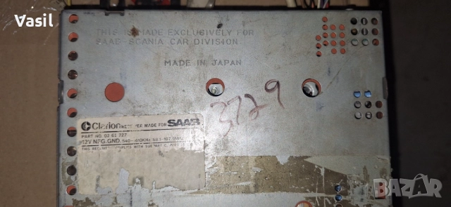 Оригинален касетофон Clarion за Saab – Made in Japan, снимка 6 - Аксесоари и консумативи - 52012753