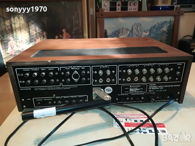 KENWOOD RETRO RECEIVER SWISS 2310221154, снимка 8 - Ресийвъри, усилватели, смесителни пултове - 38422971