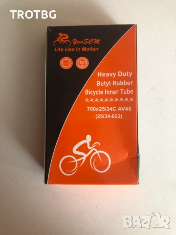 Вътрешина гума 700×25/34C – AV48mm вентил