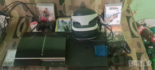 Ps3 Fat ps4 slim i VR, снимка 2 - PlayStation конзоли - 53121677