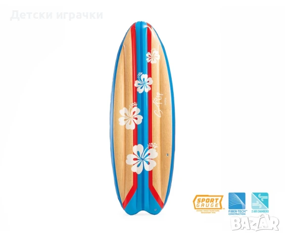 Надуваема дъска за сърф INTEX,  SURF'S UP MATS, снимка 4 - Надуваеми играчки - 51107960
