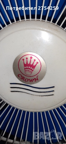 Стаен електрически вентилатор CROWN на стойка , снимка 3 - Вентилатори - 52851415