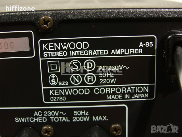 РЕСИВЪР  Kenwood a-85 , снимка 9 - Ресийвъри, усилватели, смесителни пултове - 42622312