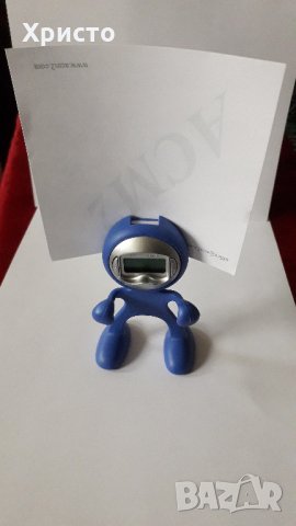 часовник човече, синьо и оранжево, държач на химикалка за маса електронен , снимка 7 - Други - 17095759