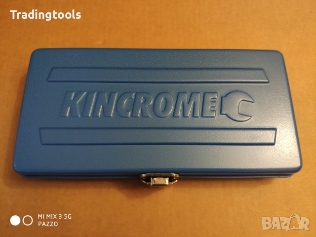 KINCROME 3/8 гедоре /гидория 29части качествени вложки камъни комплект метална кутия, снимка 9 - Гедорета - 52855840