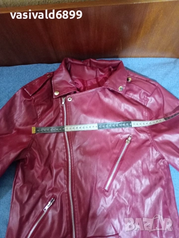 Дамско кожено яке , снимка 5 - Якета - 53905448