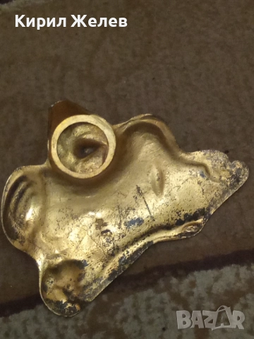 Мастилница бронз с позлата 42754, снимка 8 - Антикварни и старинни предмети - 52124923