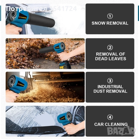 Чисто нов безчетков уред за издухване (духалка), снимка 2 - Други инструменти - 52735666