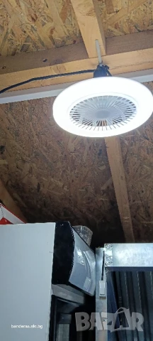 Лед лампа с вентилатор и дистанционно управление , снимка 13 - Лед осветление - 50975297
