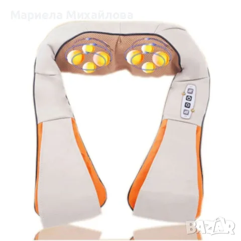 Шиацу масажор за врат и гръб: Пълно облекчение и релаксация у дома, снимка 15 - Масажори - 48164669