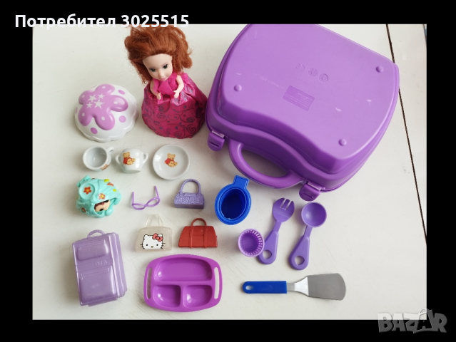 Детски куфар с кукла и аксесоари , снимка 1 - Други - 44760902