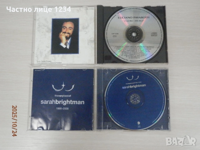 Sarah Brightman - Pavarotti - Placido Domingo - Andrea Bocelli, снимка 2 - CD дискове - 47633894