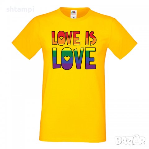  Мъжка тениска Love is Love 1 multicolor Прайд,Празник.Повод,Изненада, снимка 13 - Тениски - 37103142
