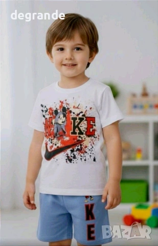  🧸Летен детски комплект Nike от 3 г до 6 г