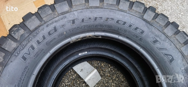 255/75 R17 BFGOODRICH MUD TERRAIN T/A KM3 , снимка 6 - Гуми и джанти - 54281386