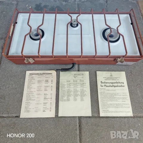 Котлон на газ,LPG три горелки ГДР. , снимка 12 - Котлони - 56136089