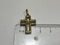  Златен кръст 14К – 0,83 г, снимка 3