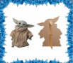 Картонена фигура Grogu The Mandalorian, снимка 3