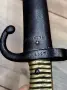 Френски щик нож байонет Шаспо Chassepot M1886 еднакви номера , снимка 3