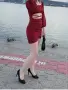 къса рокля червена, снимка 1