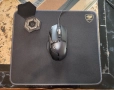 Геймърска мишка Logitech G502 Hero и MousePad/Подложка за мишка COUGAR, снимка 1