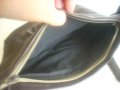 Дамска кожена чанта в наситено кафяв цвят, снимка 3