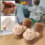 Неплъзгащи се бебешки чорапи с дизайн на мече - Незаменим комфорт и безопасност, снимка 2