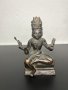 Стара бронзова фигура на Кали / Буда. №5094, снимка 1 - Колекции - 44370596