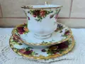 ROYAL ALBERT Красив троен сет за чай или дълго кафе от Англия , снимка 7