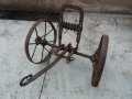 възрожденски кован колесар - теглич за рало, плуг - рядкост, снимка 10