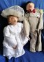уникат големи кукли Швейцарски младоженци с характер, снимка 2