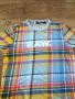 g-star madras check print rt - страхотна мъжка тениска Л, снимка 4
