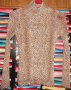 Поло от еластичен тюл - леопардов принт, снимка 1 - Блузи с дълъг ръкав и пуловери - 30383576