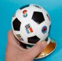 Порцеланова футболна топка Клуб СПАРТА Прага 1970те, снимка 1 - Колекции - 39589879