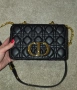 Дамска чанта естествена кожа - стил Christian Dior – нова, снимка 1